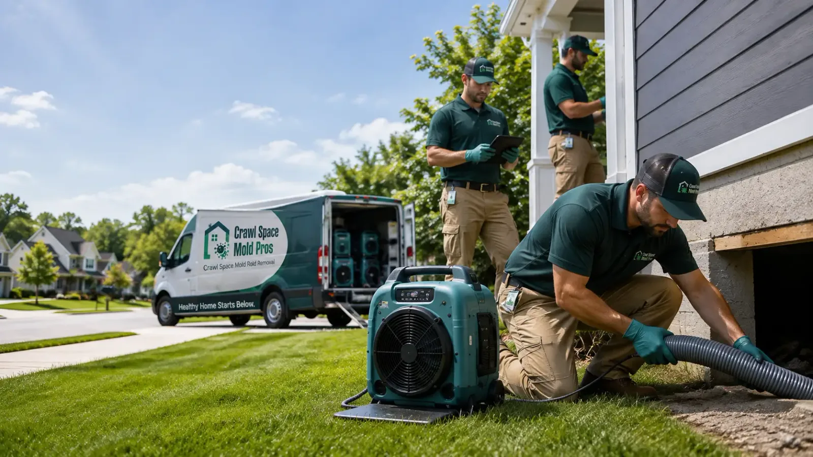 Crawl Space Mold Removal in Apple Valley, MN
